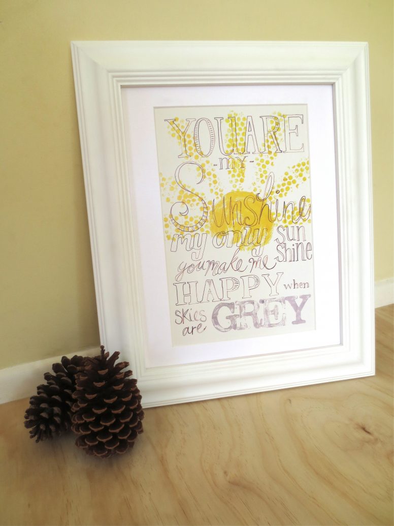 you are my sunshine print etsy