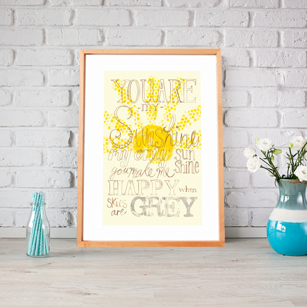 Sunflower Print Yellow Sunshine Sunflower Wedding Invitations aud