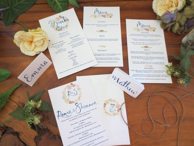 renee and shannon invitation package