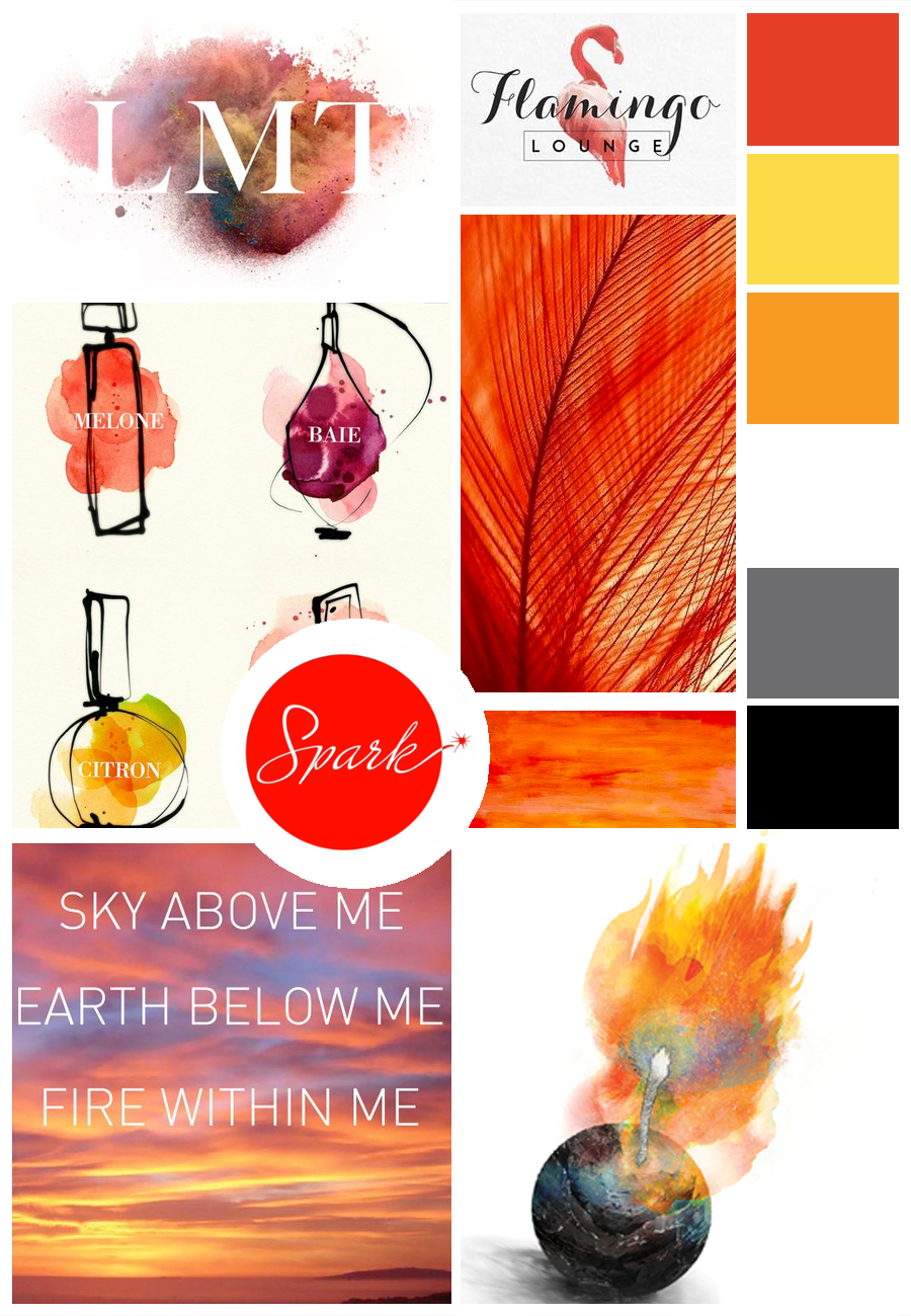 ignite - the flame within mood board