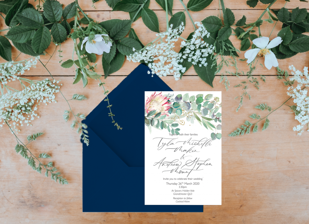 How to create amazing watercolour invitations when you can’t paint!