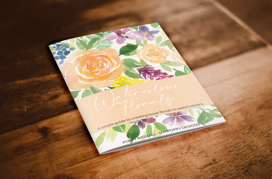 Watercolour Florals workbook