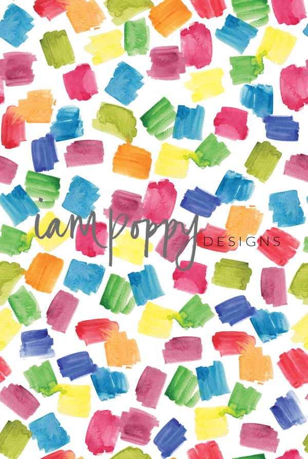 Rainbow Swatches pattern