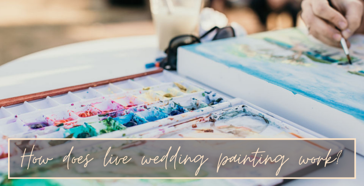 how does Live wedding painting work