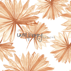 Dried palms pattern