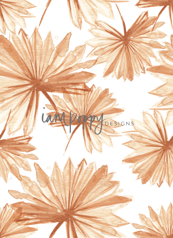Dried palms pattern