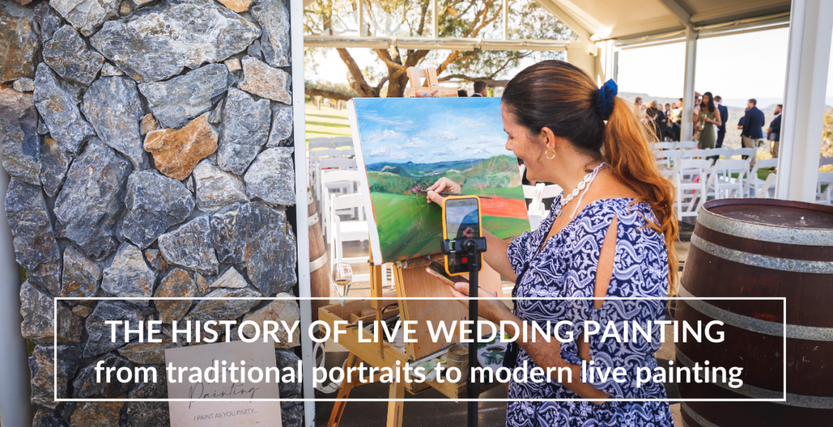 live wedding paintings throughout history