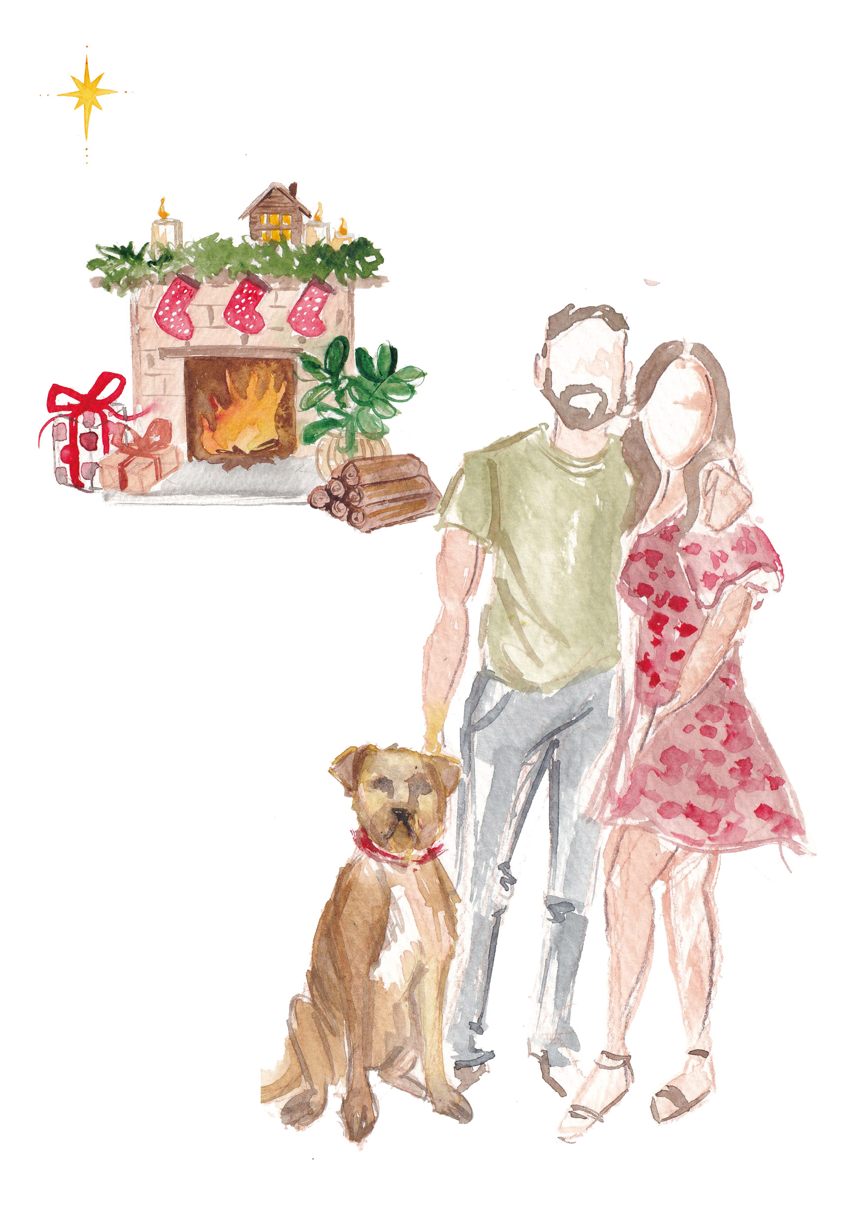 Mini watercolour portrait - Image 2