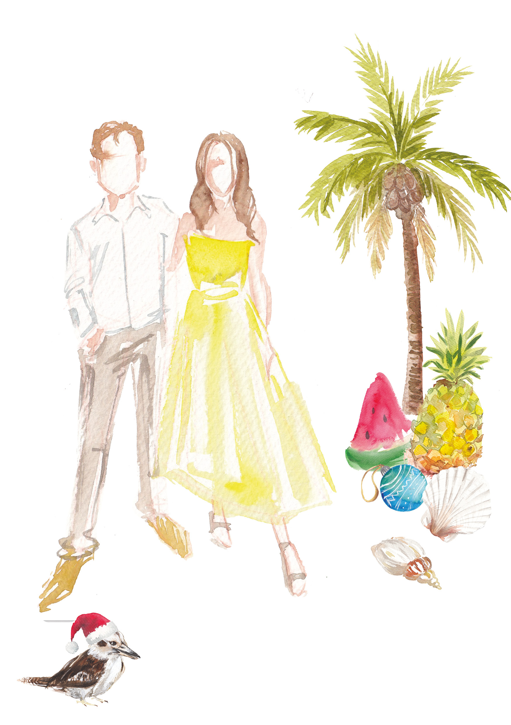 Mini watercolour portrait - Image 3