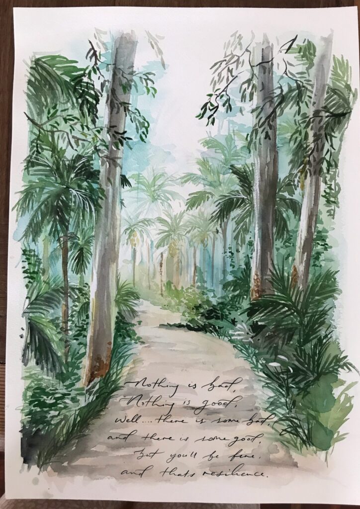 landscape painting - iampoppy designs